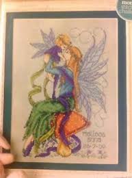 Details About Fairy Mother And Child New Baby Birth Sampler By Joan Elliott Cross Stitch Chart