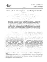 pdf melanin synthesis in