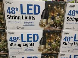 feit electric 48 ft led string lights