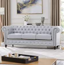 modern luxury american sofa tufted