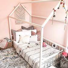 Us Queen Size Boho Kids Bed With Rails