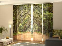 Sliding Panel Curtain Oak Trees In