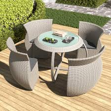 Traditional Rattan Outdoor Dining Set