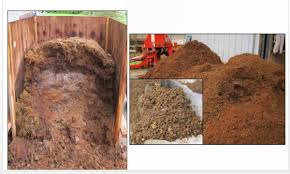 composted horse manure and stall