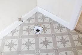 durable bathroom floor tile cement