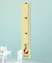 A Gift Personalized Circus Prince Personalized Height Chart