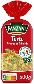 Panzani Torti Tomates Epinards 500g gambar png