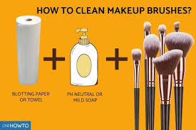 easily clean makeup brushes