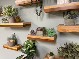 Floating Shelves Reclaimed Wood Wall