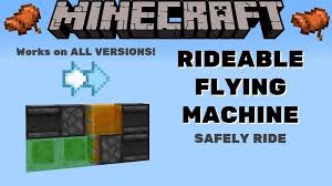 how to make a flying machine in minecraft