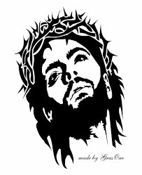 He is the central figure of christianity, the world's largest religion. Coloring Pages Jesus Crown Of Thorns Jesus Christ Face Black And White Transparent Png Download 26779 Vippng