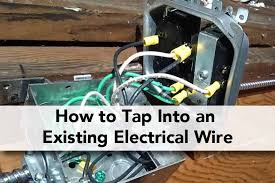 Use these tips to easily pinpoint problems and connect wires to the correct terminals when the black wire is the hot wire, which carries the electricity from the breaker panel into the switch or light source. How To Tap Into An Existing Electrical Wire Electric Hut