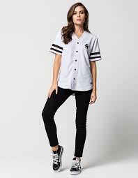 Young Reckless Solid Play Womens Baseball Jersey