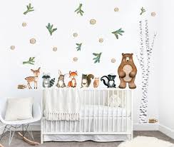 Woodland Wall Decal Fabric Decals Baby