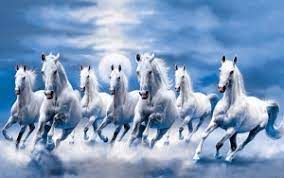 vastu seven running horses white vastu