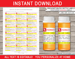 Prescriptions written by doctors allow pharmacists to draft prescription bottle label instructions that are easy to interpret and understand. The Best Printable Fake Prescription Labels Perkins Website
