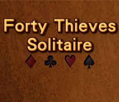 forty thieves solitaire old play