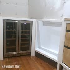 How to Make a Built in Wine and Beverage Refrigerator Cabinet