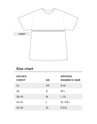 Mens Uk T Shirt Size Chart Coolmine Community School