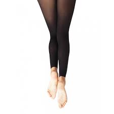 Capezio Ultra Soft Self Knit Waistband Girl S Footless Tights