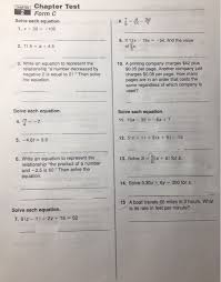 Solved Chapter Chapter Test 2 Form C
