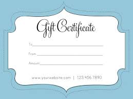 Generic Gift Certificate Template Threestrands Co
