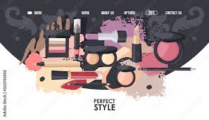 makeup design vector