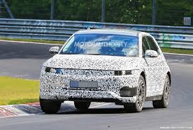 Hyundai electric car confirmed will be called ioniq 6 inspired by prophecy concept shares components with ioniq 5 around 300 miles of range expected to go on sale in 2022. 2022 Hyundai Ioniq 5 Spy Shots And Video