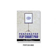 Fis Fsfc20 B80 Flip Chart Pad 80gsm 585 X 810mm White