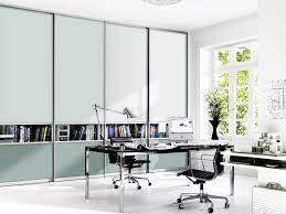 Sliding Frosted Glass Office Interior