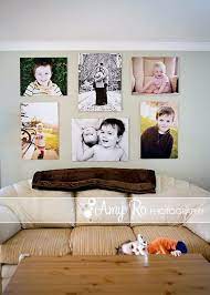 Family Pictures On Wall Canvas Wall
