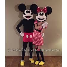 cute diy mickey and minnie costumes for