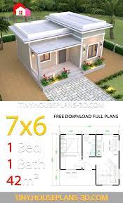 House Plans 7x6 With One Bedroom Flat