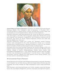 Pangeran diponegoro lahir di yogyakarta, 11 november 1785. Sejarah Pahlawan Pangeran Diponegoro