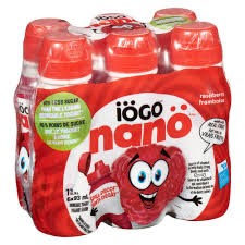 iogo nano drinkable yogurt raspberry