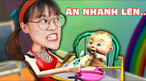 Hà Sam Lần Đầu Làm Mẹ Cho Em Bé Tập Ăn Trong Game Mother Life Simulator -  YouTube