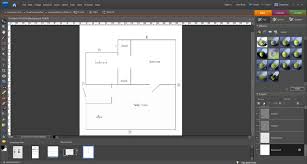 create a basic floor plan in photo