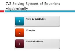 ppt 7 2 solving systems of equations