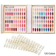 Makartt Golden 120 216 308 Nail Color Chart Display Book Nail Polish Uv Gel Color Display Nail Art Tools For Nail Salons Diy Nail Art At Home