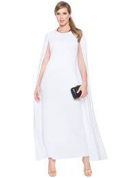 Studio Jersey Capelet Gown Womens Plus Size Dresses