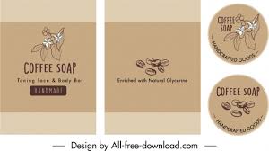 Goat milk soap handmade soap soap labels template soap packaging paper crafts soap making oil handmade label templates lip balm labels. Coffee Soap Labels Templates Classic Handdrawn Design Free Vector In Adobe Illustrator Ai Ai Format Encapsulated Postscript Eps Eps Format Format For Free Download 2 04mb