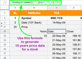 Google Finance Portfolio Tracker For Indian Stocks Using