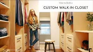 build custom walk in closet built ins
