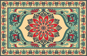persian carpet decorative elements