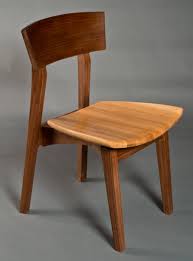 A chair with wheels or castors meant no one would waste a second standing up. Walnut Desk Chair With Oak Seat By David Kellum Wood Chair Artful Home