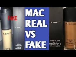 real vs fake mac foundation mac