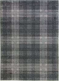 grey tartan carpet rug contemporary