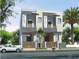 Small Row House Elevation Design