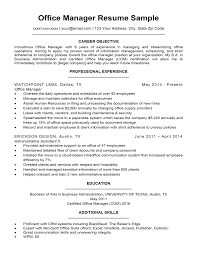 Use over 20 unique designs! Office Manager Resume Sample Resume Companion
