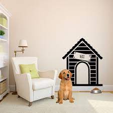 Personalized Dog House Wall Decal